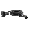 The CURT 56070 refers to a 7-foot, 7-pin trailer wiring harness extension designed for in-bed mounting to support 5th wheel and gooseneck towing applications. - Image 1 of 0