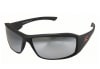 Edge Safety Glasses: Traditional Frame, Full-Frame, Gray Mirror, Black, Black, Unisex - XB137 - Image 2 of 0