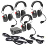 Pit Box Four Place Team Intercom Communication w/ 4 Headsets - Image 1 of 0