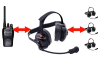 SRC NR2 Bluetooth MESH Headset and 2 way radios - Image 3 of 0