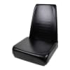Concentric Steel Pan Seat with Backrest, Black 32000-BK - Image 1 of 0