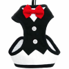 Bowtie Tuxedo Small Dog Harness - Image 3 of 0