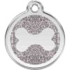 Silver Glitter Stainless Steel Pet ID Tag - Image 4 of 0