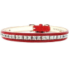 Luxury Leather Designer Dog Cat Collars | Princess Cut Crystal - Image 2 of 0