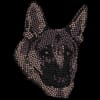 German Shepherd Rhinestud Dog Shirt - Image 2 of 0