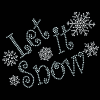 Let it Snow Rhinestone Dog Shirt - Image 2 of 0