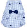 Blue Whales Seersucker Dog Dress - Image 1 of 0