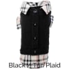 Cardigan Dog Sweater with Flannel Shirt Trim - Image 4 of 0