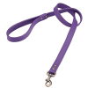 Rhinestones and Amethyst Leather Dog Collar - Image 3 of 0