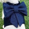 Denim Bow Dog Harness - Image 1 of 0