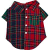 Flannel Dog Shirt | Tartan Colorblock - Image 1 of 0