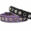 Custom Leather Dog Cat Collars with Crystal Bling - Image 2 of 0