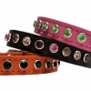 Custom Leather Dog Cat Collars with Crystal Bling - Image 3 of 0