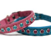 Custom Leather Dog Cat Collars with Crystal Bling - Image 4 of 0