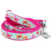 Pink Butterflies Dog Collar | Nylon - Image 2 of 0