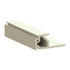 Square Edge Fabric Wall Track System | 4 pieces 1/2" x 5' - Image 3 of 0