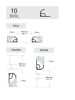 1" x 5' Beveled Edge Bottom Load Fabric Wall-Mount Track System - Image 2 of 0