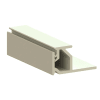 Square Edge Fabric Wall Track System | 72 pieces 5/8" x 5' - Image 1 of 0