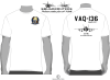 VAQ-136 Gauntlets EA-18G Growler Squadron T-Shirt - USN Licensed Product - Image 1 of 0
