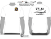 VF-32 Swordsmen F-14 Tomcat Squadron T-Shirt D2 - USN Licensed Product - Image 1 of 0
