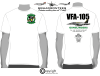 VFA-105 F/A-18 Squadron T-Shirt D5, USN Licensed Product - Image 1 of 0