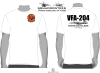 VFA-204 River Rattlers F-18 Squadron T-Shirt D1 - USN Licensed Product - Image 1 of 0