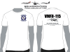 VMFA-115 Silver Eagles Squadron T-Shirt D3, USMC Licensed Product - Image 1 of 0