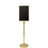 “14x22 sloped base sign stand vertical polished stainless frame” - Image 2 of 0