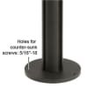 Flange and Insert for Permanently Mounting Retractable-belt Posts - Image 1 of 0