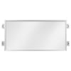 24" H x 48" W Slim Frame Hinge Panel Satin Aluminum - Image 1 of 0
