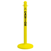 2.5" Plastic Safety Stanchion Black - Image 1 of 0