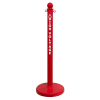 2.5" Plastic Safety Stanchion Black - Image 3 of 0