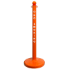 2.5" Plastic Safety Stanchion Black - Image 4 of 0