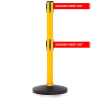 "SafetyMaster Barrier Stanchion with 2 Xtra wide 11 Feet Belts" - Image 2 of 0