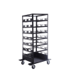 “21 post horizontal stanchion cart with compact storage design” - Image 1 of 0