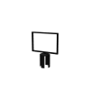 “Horizontal sign frame for retractable belt stanchion post-top mount” - Image 2 of 0
