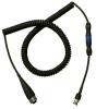 CMCP9100 Coiled Cable for Single Axis Accelerometers with 2 Pin MS Connector to BNC Connector for Microlog dBX (CMVA 90) - Image 3 of 0
