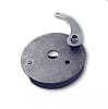 BRAKE ASSEMBLY, 4-1/2″, ROUND BACKING PLATE, ALUMINUM, 3/4″ BORE - Image 1 of 0