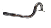 Chrome Header, Big Block Mini Bike, Single, Center Outlet, GX390 - Image 1 of 0