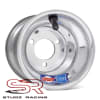 DWT 6" x 6" Off Set Polished Aluminum Douglas Go-Kart / Rim Wheel - Image 1 of 0
