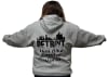 Grey/Black Studz Hoodie W Front Pocket 2 Sided - Image 3 of 0