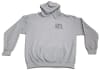 Grey/Black Studz Hoodie W Front Pocket 2 Sided - Image 5 of 0