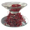 Glass flared bubble bowl for floating candle centerpieces - Image 4 of 0