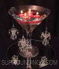 Glass stemmed martini bowl for floating candle centerpieces - Image 1 of 0