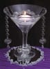 Glass stemmed martini bowl for floating candle centerpieces - Image 3 of 0