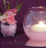 Blooms in diamond drops floating candle centerpiece - Image 1 of 0