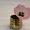 Ceramic Mini Golden Pot, 3" - Image 1 of 0