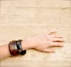 Eco-friendly Handmade Wooden Bangle - Oak Brown - Image 1 of 0