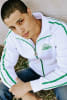 M's Lightweight Athletic Sweatshirt - White/Green - Image 3 of 0