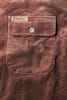 M's Corduroy Button Down Shirt - Chocolate Brown - Image 2 of 0